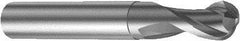 Sandvik Coromant - 6mm Diam, 6mm LOC, 2 Flute Solid Carbide Ball End Mill - 57mm OAL, 6mm Shank Diam, Ball Flute - Eagle Tool & Supply