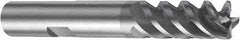 Sandvik Coromant - 8mm, 4 Flute, Solid Carbide, 2mm Corner Chamfer End Mill - 63mm OAL, 50° Helix, Right Hand Flute, 19mm LOC, Right Hand Cut - Eagle Tool & Supply
