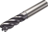 Sandvik Coromant - 5/8", 5 Flute, Solid Carbide, 0.762mm Corner Chamfer End Mill - 3-1/2" OAL, 38° Helix, Right Hand Flute, 33.4mm LOC, Right Hand Cut - Eagle Tool & Supply