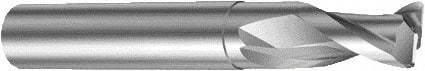 Sandvik Coromant - 5mm, 2 Flute, Solid Carbide, 0.5mm Corner Chamfer End Mill - 50mm OAL, 30° Helix, Right Hand Flute, 7.5mm LOC, Right Hand Cut - Eagle Tool & Supply