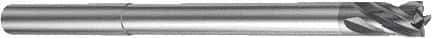 Sandvik Coromant - 8mm, 8mm LOC, 8mm Shank Diam, 120mm OAL, 4 Flute, Solid Carbide Square End Mill - Single End, Diamond Finish, Spiral Flute, 30° Helix, Right Hand Cut, Right Hand Flute, Series CoroMill Plura - Eagle Tool & Supply