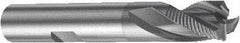 Sandvik Coromant - 8mm, 3 Flute, Solid Carbide, 0.4mm Corner Chamfer End Mill - 58mm OAL, 30° Helix, Right Hand Flute, 9mm LOC, Right Hand Cut - Eagle Tool & Supply