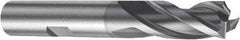 Sandvik Coromant - 12mm, 3 Flute, Solid Carbide, Corner Radius End Mill - 83mm OAL, 30° Helix, Right Hand Flute, 22.5mm LOC, Right Hand Cut - Eagle Tool & Supply