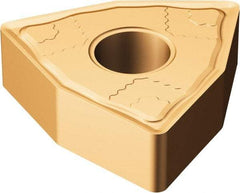 Sandvik Coromant - WNMG433 SMC Grade 1115 Carbide Turning Insert - TiAlN/AlCr2O3 Finish, 80° Trigon, 1/2" Inscr Circle, 3/16" Thick, 3/64" Corner Radius - Eagle Tool & Supply