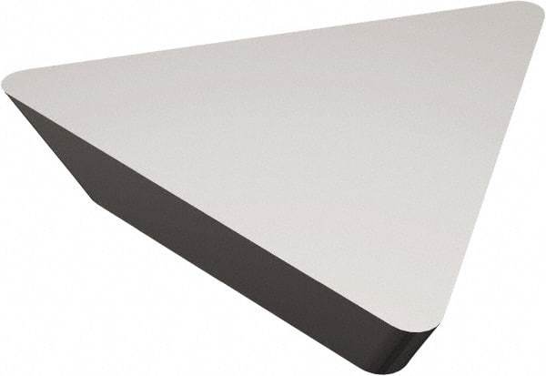 Sandvik Coromant - TEG321 EGN Grade H10 Carbide Turning Insert - Uncoated, 60° Triangle, 3/8" Inscr Circle, 1/8" Thick, 1/64" Corner Radius - Eagle Tool & Supply