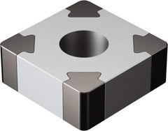Sandvik Coromant - SNGA433 Grade 7025 CBN Turning Insert - Uncoated, 90° Square, 1/2" Inscr Circle, 3/16" Thick, 3/64" Corner Radius - Eagle Tool & Supply