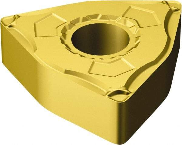 Sandvik Coromant - WNMG432 LC Grade 2025 Carbide Turning Insert - 80° Trigon, 1/2" Inscr Circle, 3/16" Thick, 1/32" Corner Radius - Eagle Tool & Supply
