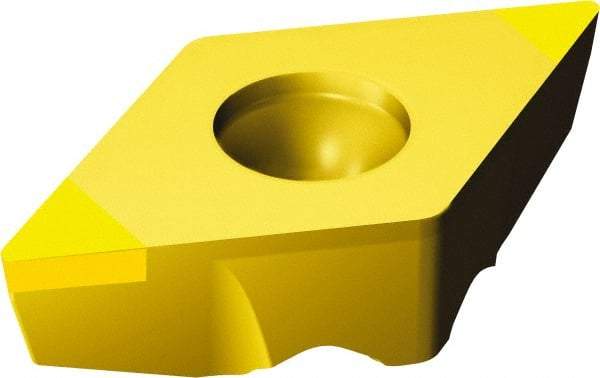 Sandvik Coromant - TRDC1304 Grade 7015 CBN Turning Insert - TiN Finish, 55° Triangle, 13mm Inscr Circle, 3/16" Thick, 1/64" Corner Radius - Eagle Tool & Supply