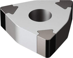 Sandvik Coromant - WNGA432 Grade 7025 CBN Turning Insert - Uncoated, 80° Trigon, 1/2" Inscr Circle, 3/16" Thick, 1/32" Corner Radius - Eagle Tool & Supply