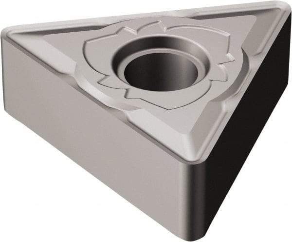 Sandvik Coromant - TNMG432 SM Grade H13A Carbide Turning Insert - Uncoated, 60° Triangle, 1/2" Inscr Circle, 3/16" Thick, 1/32" Corner Radius - Eagle Tool & Supply