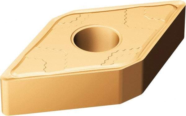 Sandvik Coromant - DNMG443 SMC Grade 1115 Carbide Turning Insert - TiAlN/AlCr2O3 Finish, 55° Diamond, 1/2" Inscr Circle, 1/4" Thick, 3/64" Corner Radius - Eagle Tool & Supply
