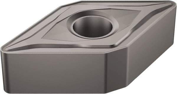 Sandvik Coromant - DNMG441 SM Grade 1105 Carbide Turning Insert - TiAlN2 Finish, 55° Diamond, 1/2" Inscr Circle, 1/4" Thick, 1/64" Corner Radius - Eagle Tool & Supply