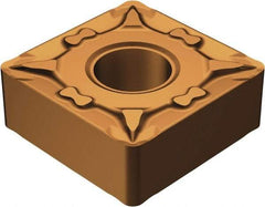 Sandvik Coromant - SNMG432 MF Grade 1125 Carbide Turning Insert - TiAlN/AlCr2O3 Finish, 90° Square, 1/2" Inscr Circle, 3/16" Thick, 1/32" Corner Radius - Eagle Tool & Supply