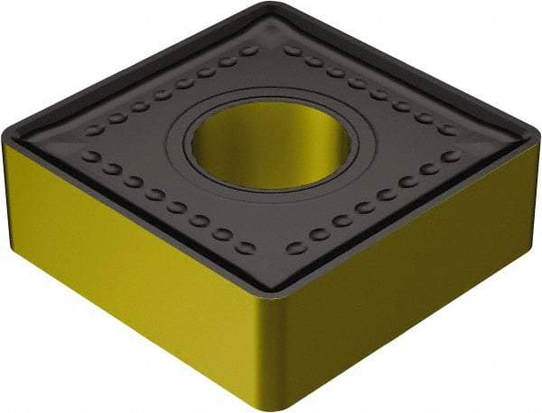 Sandvik Coromant - SNMM856 MR Grade 4215 Carbide Turning Insert - TiCN/AI2O3/TiN Finish, 90° Square, 1" Inscr Circle, 5/16" Thick, 3/32" Corner Radius - Eagle Tool & Supply