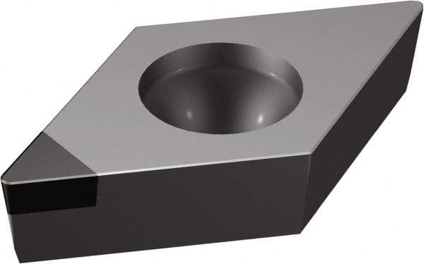 Sandvik Coromant - DCMW32.51 Grade CB20 CBN Turning Insert - Uncoated, 55° Diamond, 3/8" Inscr Circle, 5/32" Thick, 1/64" Corner Radius - Eagle Tool & Supply