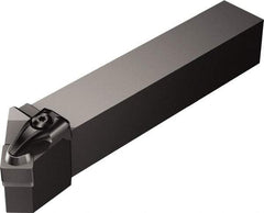 Sandvik Coromant - CSSN, Right Hand Cut, 45° Lead Angle, 1" Shank Height x 1" Shank Width, Negative Rake Indexable Turning Toolholder - 6.3276" OAL, SNGN 12 07 08 Insert Compatibility, Series T-Max - Eagle Tool & Supply
