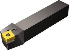 Sandvik Coromant - PSBNR/L, Left Hand Cut, 15° Lead Angle, 20mm Shank Height x 20mm Shank Width, Negative Rake Indexable Turning Toolholder - 125mm OAL, SNMG 12 04 08, SNMG 432 Insert Compatibility, Series T-Max P - Eagle Tool & Supply