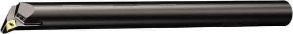 Sandvik Coromant - 32mm Min Bore Diam, 300mm OAL, 25mm Shank Diam, A..SDQCR/L..HP-R Indexable Boring Bar - DCMT 3(2.5)2, DCMT 11 T3 08 Insert, Screw or Clamp Holding Method - Eagle Tool & Supply