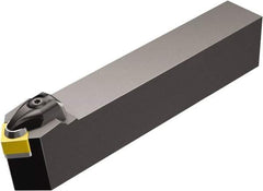 Sandvik Coromant - CSDN, Neutral Cut, 45° Lead Angle, 25mm Shank Height x 25mm Shank Width, Negative Rake Indexable Turning Toolholder - 150mm OAL, SNGN 12 07 08 Insert Compatibility, Series T-Max - Eagle Tool & Supply