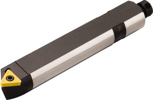 Sandvik Coromant - Series CoroTurn 107 Cardridge for Turning, Left Hand, 140.0 Toolholder Compatibility, TCMT 16T308 Insert Compatibility, Indexable Turning Cartridge - Screw Holding Method, 128mm OAL x 2.4mm OAW - Eagle Tool & Supply