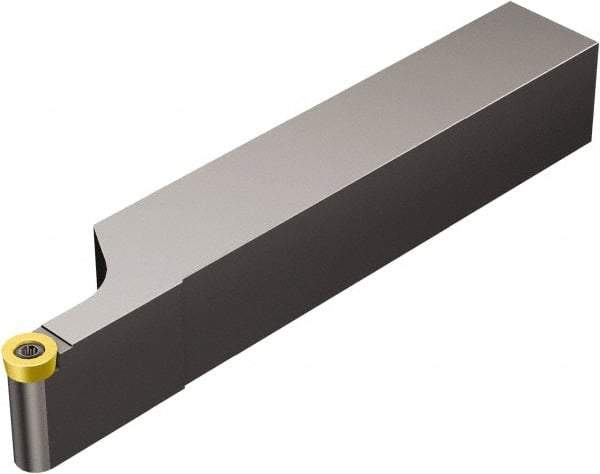 Sandvik Coromant - SRDC, Left Hand Cut, 32mm Shank Height x 25mm Shank Width, Neutral Rake Indexable Turning Toolholder - 170mm OAL, RCMT 05 02 M0 Insert Compatibility, Series CoroTurn 107 - Eagle Tool & Supply