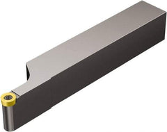 Sandvik Coromant - SRDC, Right Hand Cut, 32mm Shank Height x 25mm Shank Width, Neutral Rake Indexable Turning Toolholder - 170mm OAL, RCMT 06 02 M0 Insert Compatibility, Series CoroTurn 107 - Eagle Tool & Supply