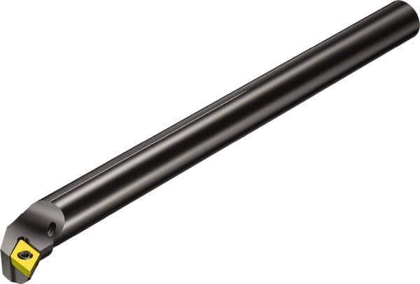 Sandvik Coromant - 14.2mm Min Bore Diam, 152.4mm OAL, 9.53mm Shank Diam, A..SDUPR/L -R Indexable Boring Bar - DPMT 2(1.5)1, DPMT 07 02 04 Insert, Screw or Clamp Holding Method - Eagle Tool & Supply