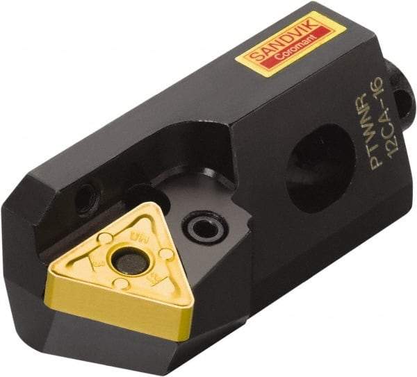 Sandvik Coromant - Series T-Max P, Right Hand, PTWNR/L..CA Toolholder Compatibility, TNMG 16 04 08, TNMG 332 Insert Compatibility, Indexable Turning Cartridge - Lever Holding Method, 54.2mm OAL - Eagle Tool & Supply