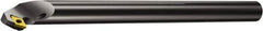 Sandvik Coromant - 22mm Min Bore Diam, 212.1mm OAL, 16mm Shank Diam, E..-SDUPR/L-ERX Indexable Boring Bar - DPMT 2(1.5)1, DPMT 07 02 04 Insert, Screw or Clamp Holding Method - Eagle Tool & Supply