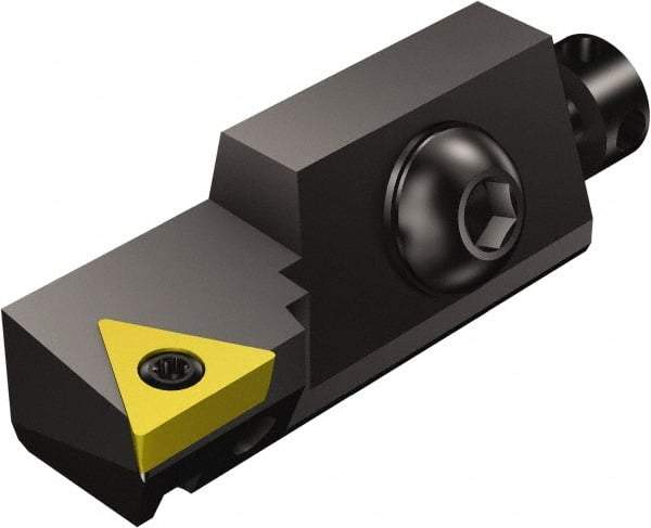 Sandvik Coromant - Series CoroTurn 107 Cardridge for Turning, Right Hand, STGC Toolholder Compatibility, TCMT 16T308 Insert Compatibility, Indexable Turning Cartridge - Screw Holding Method, 63mm OAL x 25mm OAW x 20mm OAH - Eagle Tool & Supply