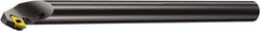 Sandvik Coromant - 0.8504" Min Bore Diam, 8" OAL, 5/8" Shank Diam, A..SDUPR/L..RX Indexable Boring Bar - Screw-On Holding Method - Eagle Tool & Supply