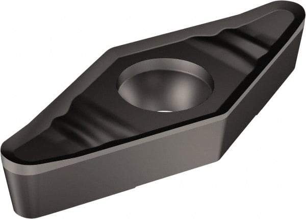 Sandvik Coromant - VCGX332 AL Grade 1105 Carbide Turning Insert - TiAlN2 Finish, 35° Diamond, 3/8" Inscr Circle, 3/16" Thick, 1/32" Corner Radius - Eagle Tool & Supply
