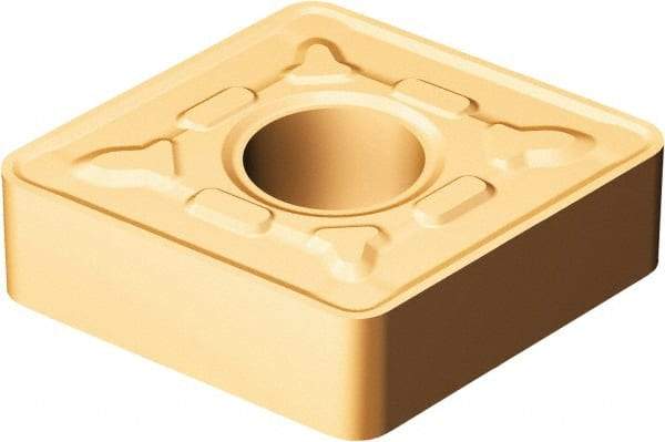 Sandvik Coromant - CNMG433 MRR Grade 1115 Carbide Turning Insert - TiAlN/AlCr2O3 Finish, 80° Diamond, 1/2" Inscr Circle, 3/16" Thick, 3/64" Corner Radius - Eagle Tool & Supply
