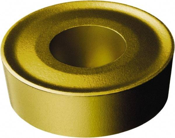 Sandvik Coromant - RCMX100300 RCMX Grade 235 Carbide Turning Insert - TiCN/TiN Finish, Round, 10mm Inscr Circle, 1/8" Thick - Eagle Tool & Supply