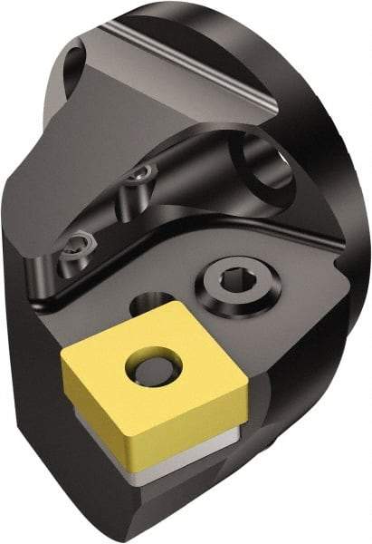 Sandvik Coromant - Left Hand Cut, Size 40, SNMG 12 04 08 & SNMG 432 Insert Compatiblity, External Modular Turning & Profiling Cutting Unit Head - 22mm Ctr to Cutting Edge, 35mm Head Length, Through Coolant, Series T-Max P - Eagle Tool & Supply