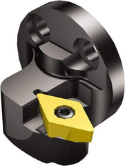 Sandvik Coromant - Right Hand Cut, Size 32, TR-DC1308 Insert Compatiblity, Internal Modular Turning & Profiling Cutting Unit Head - 27mm Ctr to Cutting Edge, 34mm Head Length, Through Coolant, Series CoroTurn TR - Eagle Tool & Supply