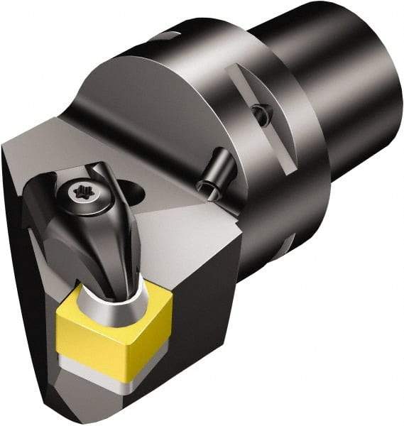 Sandvik Coromant - Right Hand Cut, Size C4, SNG 452 & SNGN 12 07 08 Insert Compatiblity, Modular Turning & Profiling Cutting Unit Head - 27mm Ctr to Cutting Edge, 53.05mm Head Length, Through Coolant, Series T-Max - Eagle Tool & Supply