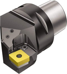 Sandvik Coromant - Left Hand Cut, Size C6, CNMG 16 06 12 & CNMG 543 Insert Compatiblity, External Modular Turning & Profiling Cutting Unit Head - 35mm Ctr to Cutting Edge, 65mm Head Length, Through Coolant, Series T-Max P - Eagle Tool & Supply