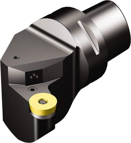 Sandvik Coromant - Left Hand Cut, Size C10, RCMX 32 09 00 Insert Compatiblity, External Modular Turning & Profiling Cutting Unit Head - 70mm Ctr to Cutting Edge, 130mm Head Length, Through Coolant, Series T-Max P - Eagle Tool & Supply