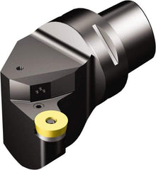 Sandvik Coromant - Right Hand Cut, Size C10, RCMX 32 09 00 Insert Compatiblity, External Modular Turning & Profiling Cutting Unit Head - 70mm Ctr to Cutting Edge, 130mm Head Length, Through Coolant, Series T-Max P - Eagle Tool & Supply