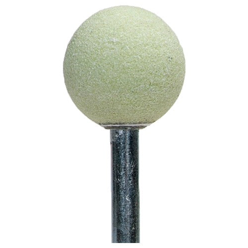 1″ × 1″ 1/4″ Spindle Quantum Mounted Point A25 80 Grit Ceramic Alumina - Eagle Tool & Supply