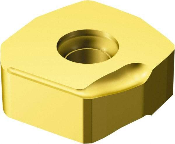 Sandvik Coromant - N3651505 KW8 Grade K20W Carbide Milling Insert - TiCN/Al2O3/TiN Finish, 5.66mm Thick, 15mm Inscribed Circle - Eagle Tool & Supply