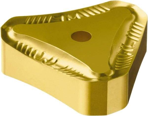 Sandvik Coromant - TNEF1204 WL Grade K20W Carbide Milling Insert - TiCN/Al2O3/TiN Finish, 4.76mm Thick, 12.7mm Inscribed Circle - Eagle Tool & Supply