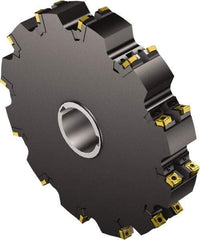 Sandvik Coromant - Arbor Connection, 1.0709" Cutting Width, 3.5236" Depth of Cut, 250mm Cutter Diam, 1.9685" Hole Diam, Indexable Slotting Cutter - 1.9685" Shank Diam, N331.1A-11 Insert, Neutral Cutting Direction - Eagle Tool & Supply