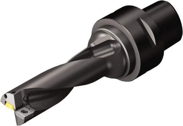 Sandvik Coromant - 90.45mm Max Drill Depth, 3xD, 30.15mm Diam, Indexable Insert Drill - C4 Coromant Shank - Eagle Tool & Supply