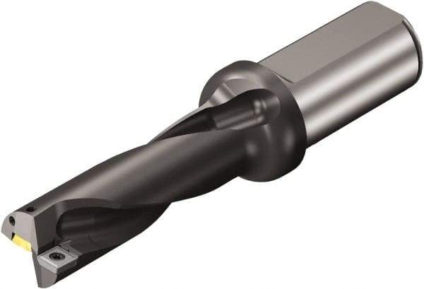 Sandvik Coromant - 165mm Max Drill Depth, 3xD, 55mm Diam, Indexable Insert Drill - 40mm Shank Diam, 40 Cylindrical Shank - Eagle Tool & Supply
