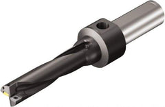 Sandvik Coromant - 158.7mm Max Drill Depth, 4xD, 39.67mm Diam, Indexable Insert Drill - 38.1mm Shank Diam, 1.5 Cylindrical Shank - Eagle Tool & Supply