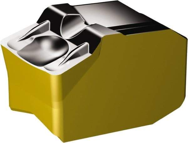 Sandvik Coromant - LQD-N GM Grade 4325, 8mm Cutting Width Carbide Grooving Insert - Neutral, TiCN/Al2O3/TiN Finish - Eagle Tool & Supply