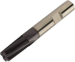 Sandvik Coromant - 5/8 3/4 7/8 Whitworth, 0.7874" Cutting Diam, 4 Flute, Solid Carbide Helical Flute Thread Mill - Internal/External Thread, 36.2mm LOC, 104mm OAL, 20mm Shank Diam - Eagle Tool & Supply