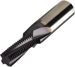 Sandvik Coromant - M8x1.25 Metric, 0.2559" Cutting Diam, 3 Flute, Solid Carbide Helical Flute Thread Mill - Internal Thread, 17.35mm LOC, 72mm OAL, 10mm Shank Diam - Eagle Tool & Supply